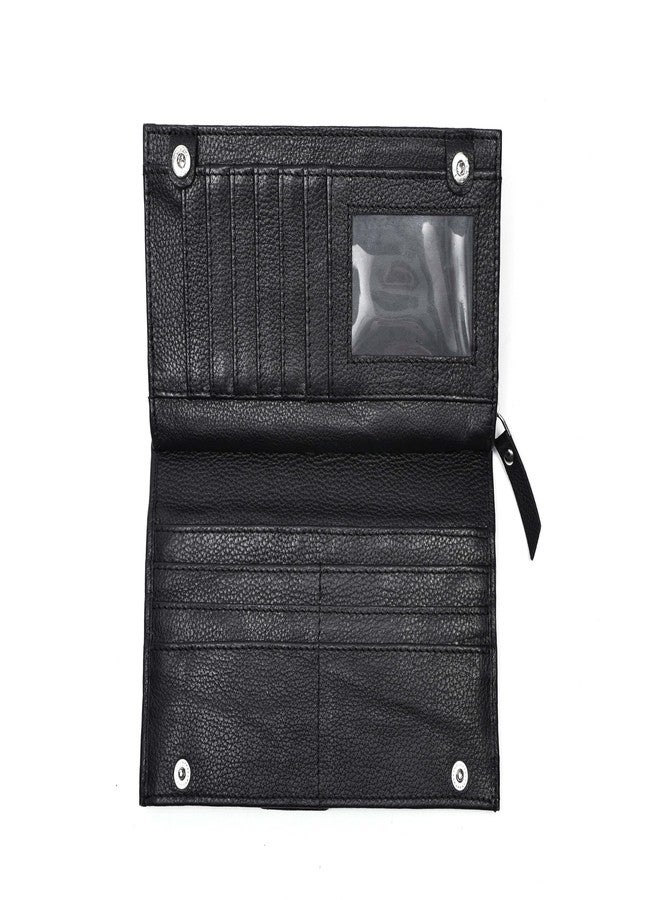 Celtic Premium Genuine Leather Long Wallet for Women with Multiple Card Slots & Zip Coin Pocket - Image 4